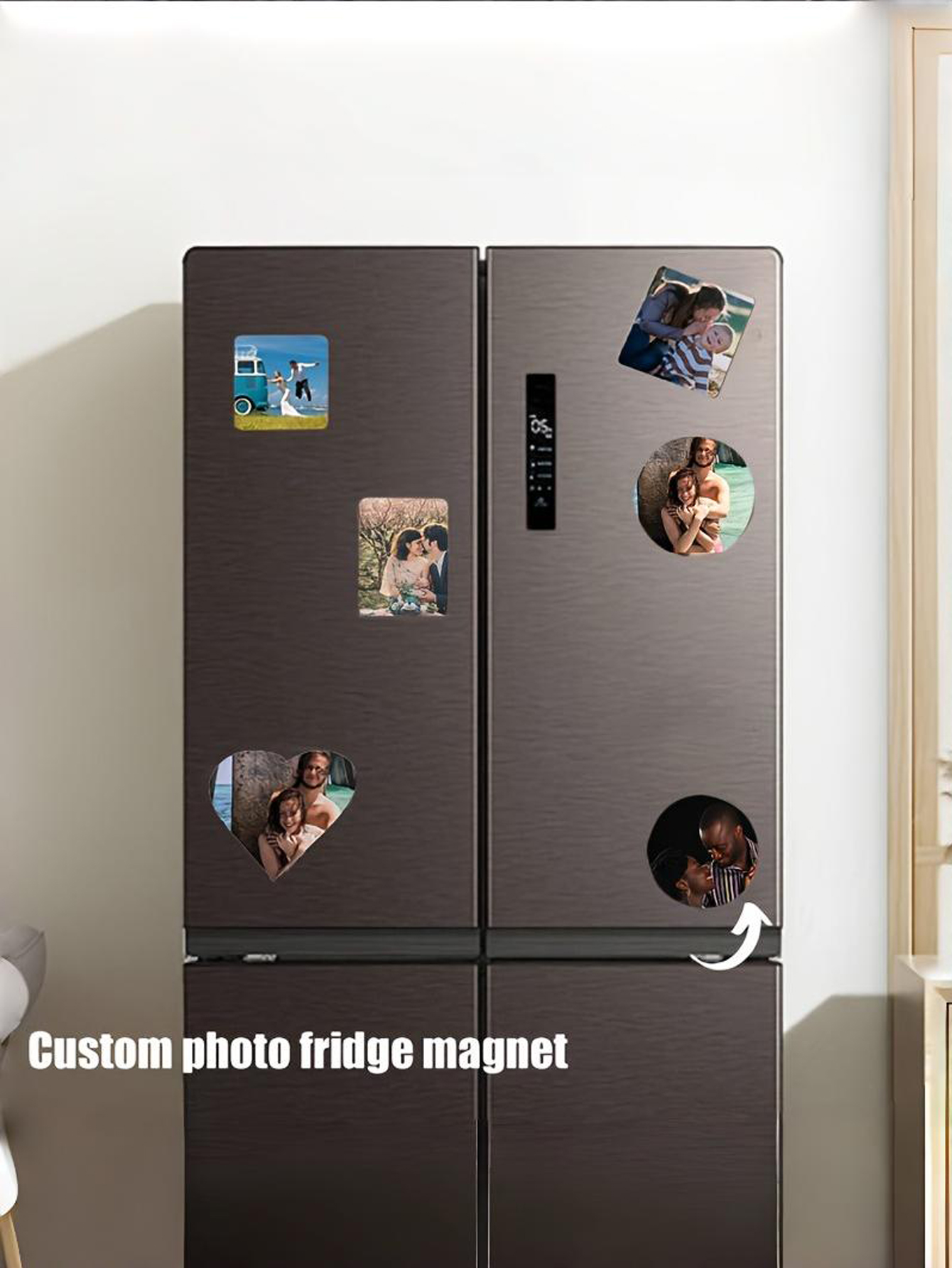 DIY Photo Memory Custom Fridge Magnets